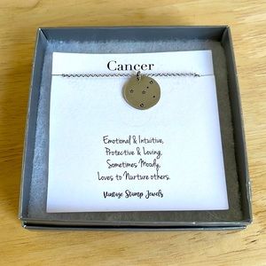 Sterling silver Cancer Constellation Necklace